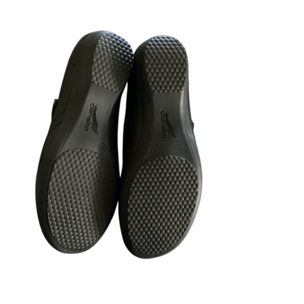 Dansko Franny Black Leather Slip On Shoe - Picture 7 of 8